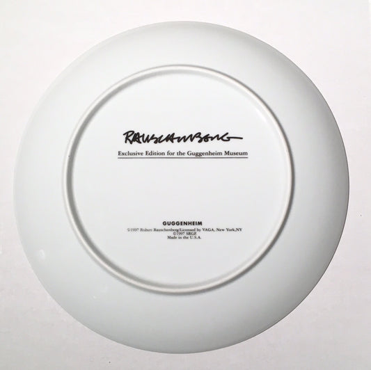 Robert Rauschenberg – Guggenheim Museum Retrospective Plates, 1997 (Set of 6)