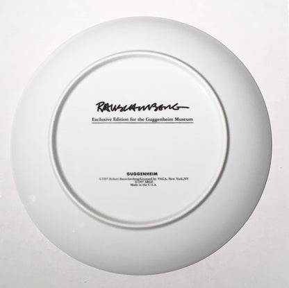 Robert Rauschenberg – Guggenheim Museum Retrospective Plates, 1997 (Set of 6)
